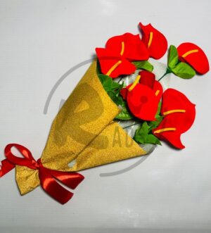 Red Anthurium Bouquet