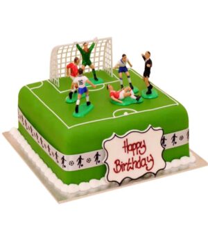 Football Pitch Cake