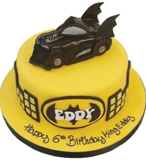 Comic Character Car Cake