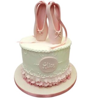 Ballerina Shoes Cake