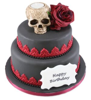 Gothic Greetings Cake