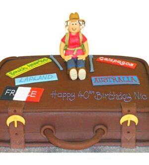 Grab Your Suitcase Cake