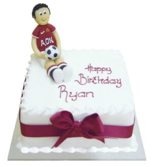 Football Fan in Kit Cake