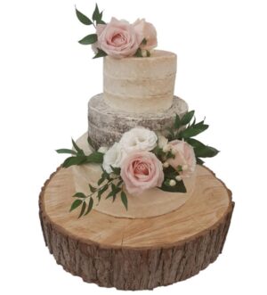 Semi Naked Wedding Cake