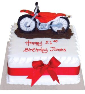 Dirt Bike Cake