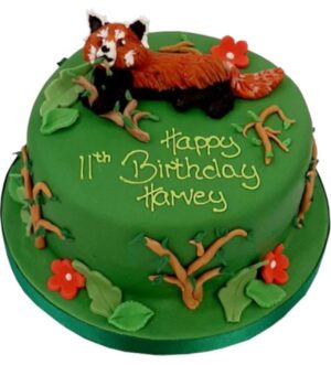 Red Panda Cake