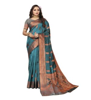 Flamingo silk Saree (10273)