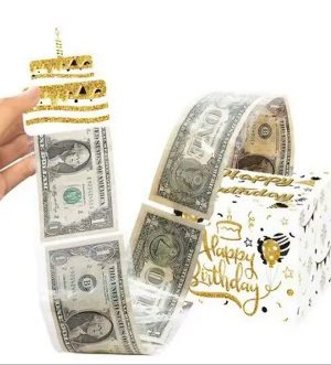 Happy Birthday White Cash Box