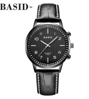 Basic Leather Belt Gents Watch