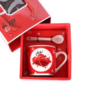 Valentine Coffee Mug With Spoon
